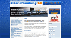 Desktop Screenshot of cleanplumbingoc.com