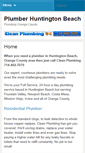 Mobile Screenshot of cleanplumbingoc.com